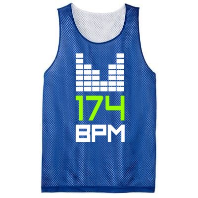 Drum And Bass 174 Bpm Dnb Music Liquid Jungle Edm Gift Mesh Reversible Basketball Jersey Tank