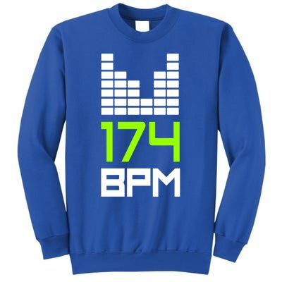 Drum And Bass 174 Bpm Dnb Music Liquid Jungle Edm Gift Tall Sweatshirt