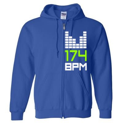 Drum And Bass 174 Bpm Dnb Music Liquid Jungle Edm Gift Full Zip Hoodie