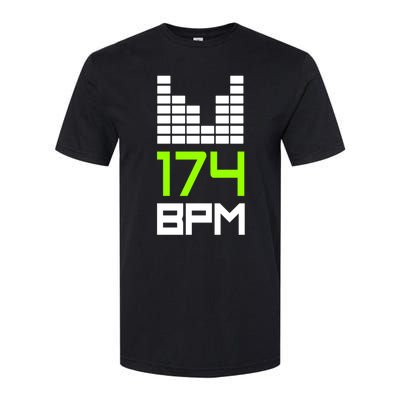 Drum And Bass 174 Bpm Dnb Music Liquid Jungle Edm Gift Softstyle CVC T-Shirt