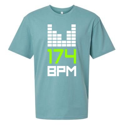 Drum And Bass 174 Bpm Dnb Music Liquid Jungle Edm Gift Sueded Cloud Jersey T-Shirt