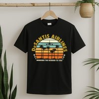 DeSantis Airlines Bringing The Border To You Meme Retro Florida Style T-Shirt