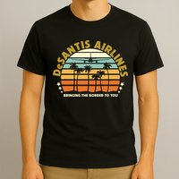 DeSantis Airlines Bringing The Border To You Meme Retro Florida Style T-Shirt