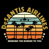 DeSantis Airlines Bringing The Border To You Meme Retro Florida Style T-Shirt