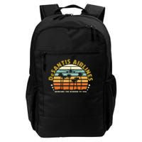 DeSantis Airlines Bringing The Border To You Meme Retro Florida Style Daily Commute Backpack