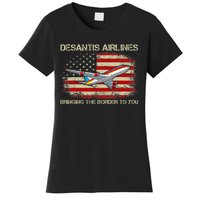 DeSantis Airlines Bringing The Border To You Funny DeSantis Women's T-Shirt