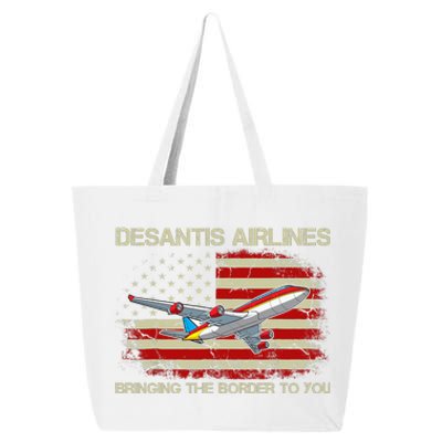 DeSantis Airlines Bringing The Border To You Funny DeSantis 25L Jumbo Tote