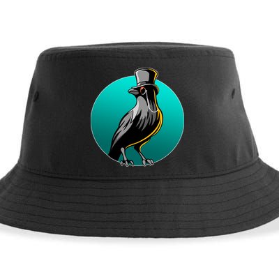 Dabber Raven Top Hat Sustainable Bucket Hat