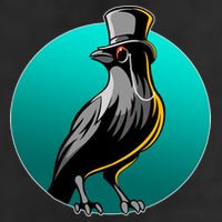 Dabber Raven Top Hat Adult Drive Performance Visor