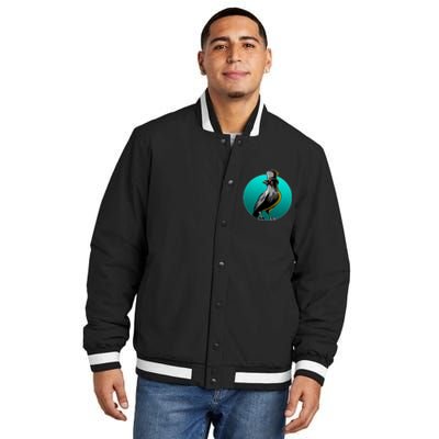 Dabber Raven Top Hat Insulated Varsity Jacket