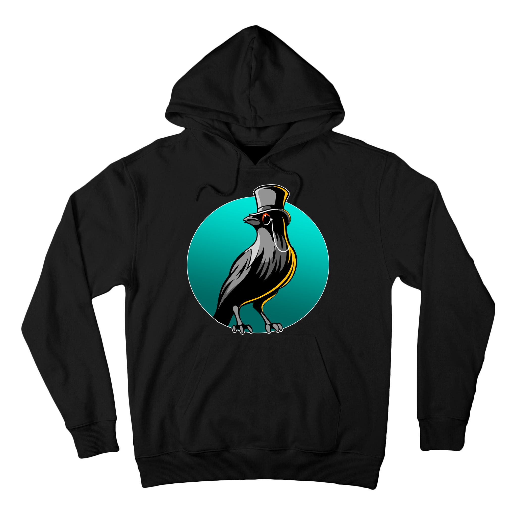 Dabber Raven Top Hat Tall Hoodie