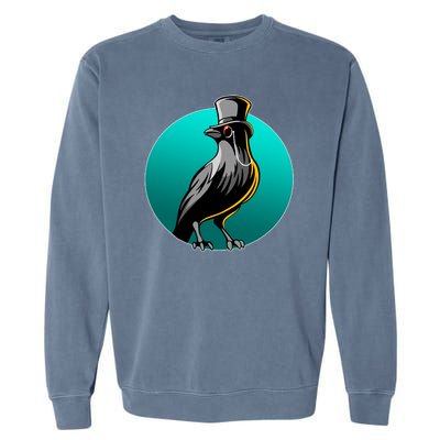 Dabber Raven Top Hat Garment-Dyed Sweatshirt