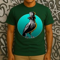 Dabber Raven Top Hat T-Shirt
