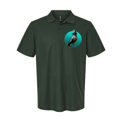 Dabber Raven Top Hat Softstyle Adult Sport Polo