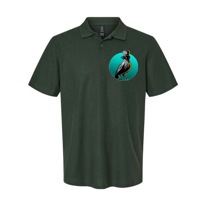 Dabber Raven Top Hat Softstyle Adult Sport Polo