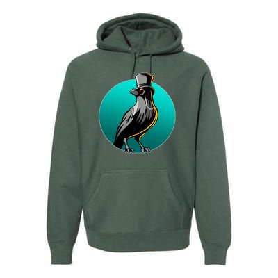 Dabber Raven Top Hat Premium Hoodie