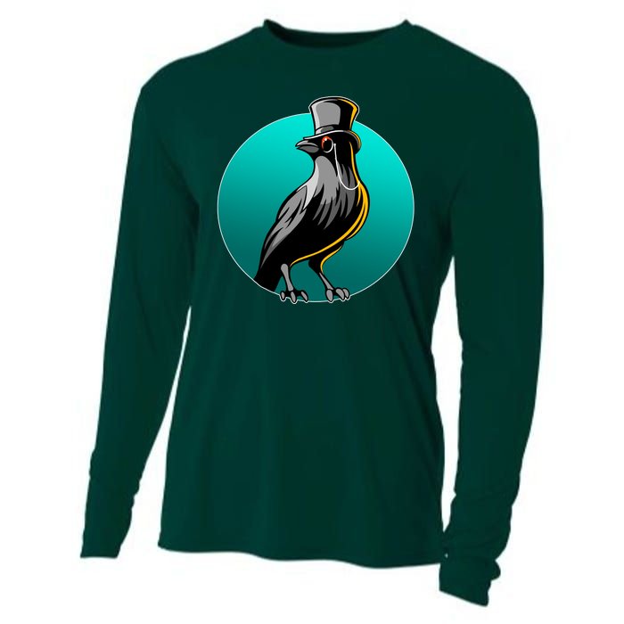 Dabber Raven Top Hat Cooling Performance Long Sleeve Crew