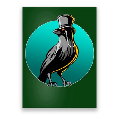 Dabber Raven Top Hat Poster