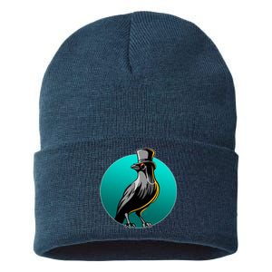 Dabber Raven Top Hat Sustainable Knit Beanie