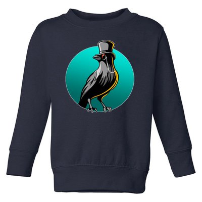 Dabber Raven Top Hat Toddler Sweatshirt