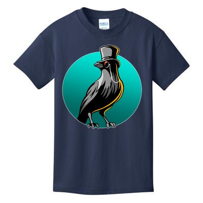 Dabber Raven Top Hat Kids T-Shirt