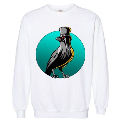 Dabber Raven Top Hat Garment-Dyed Sweatshirt