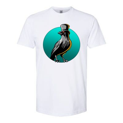 Dabber Raven Top Hat Softstyle CVC T-Shirt