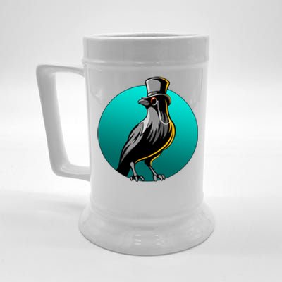 Dabber Raven Top Hat Beer Stein