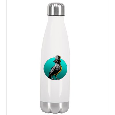 Dabber Raven Top Hat Stainless Steel Insulated Water Bottle