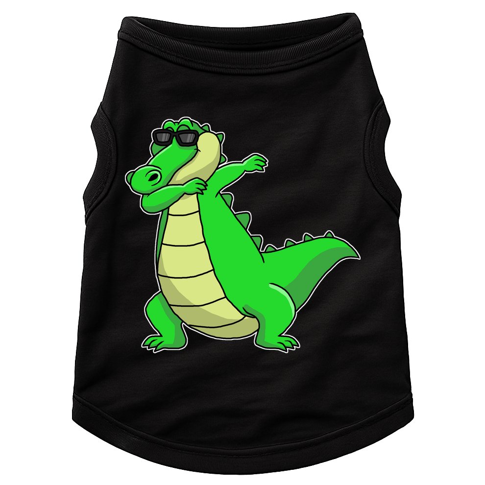 Dabbing Alligator Doggie Tank