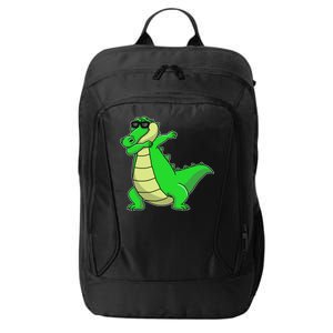 Dabbing Alligator City Backpack