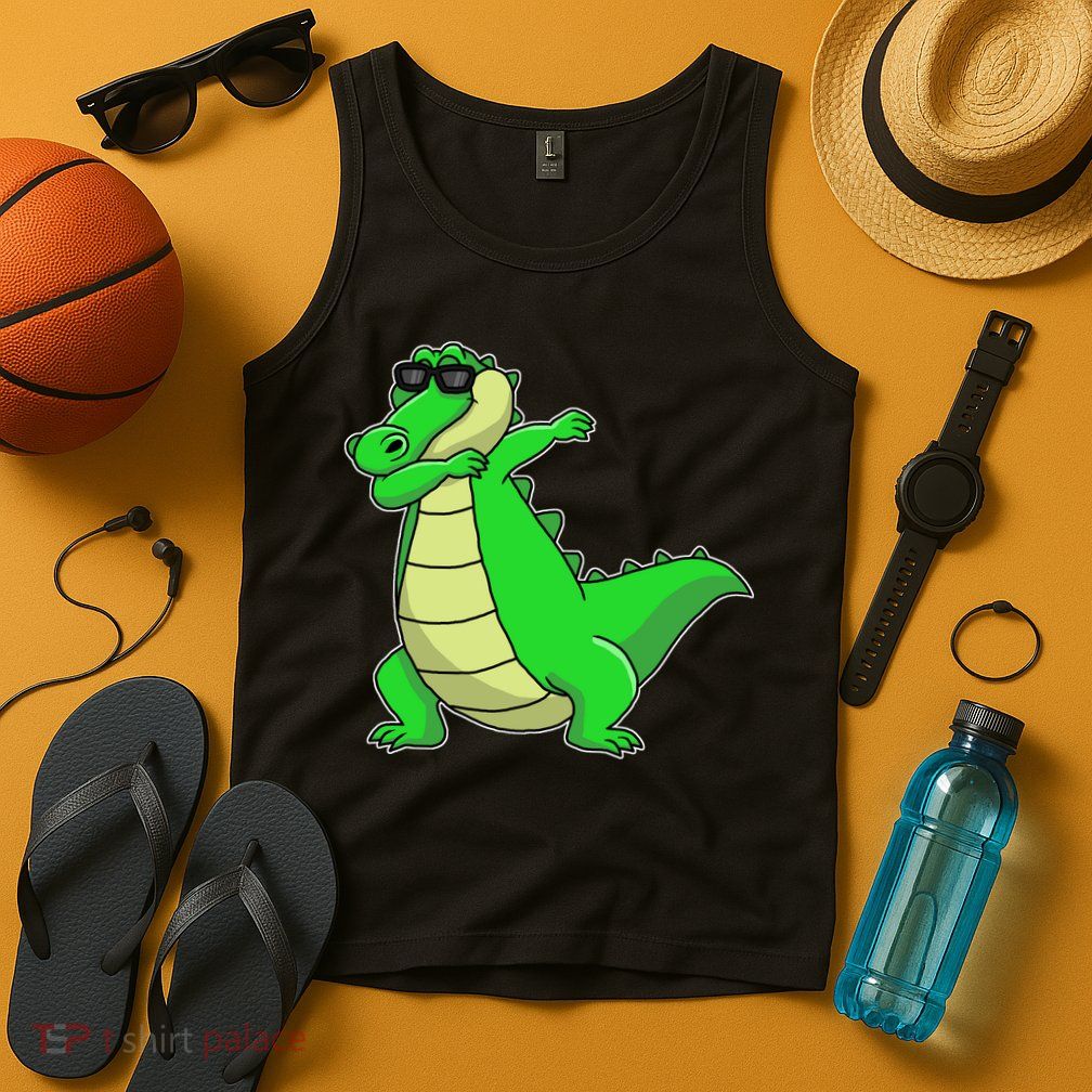 Dabbing Alligator Tank Top