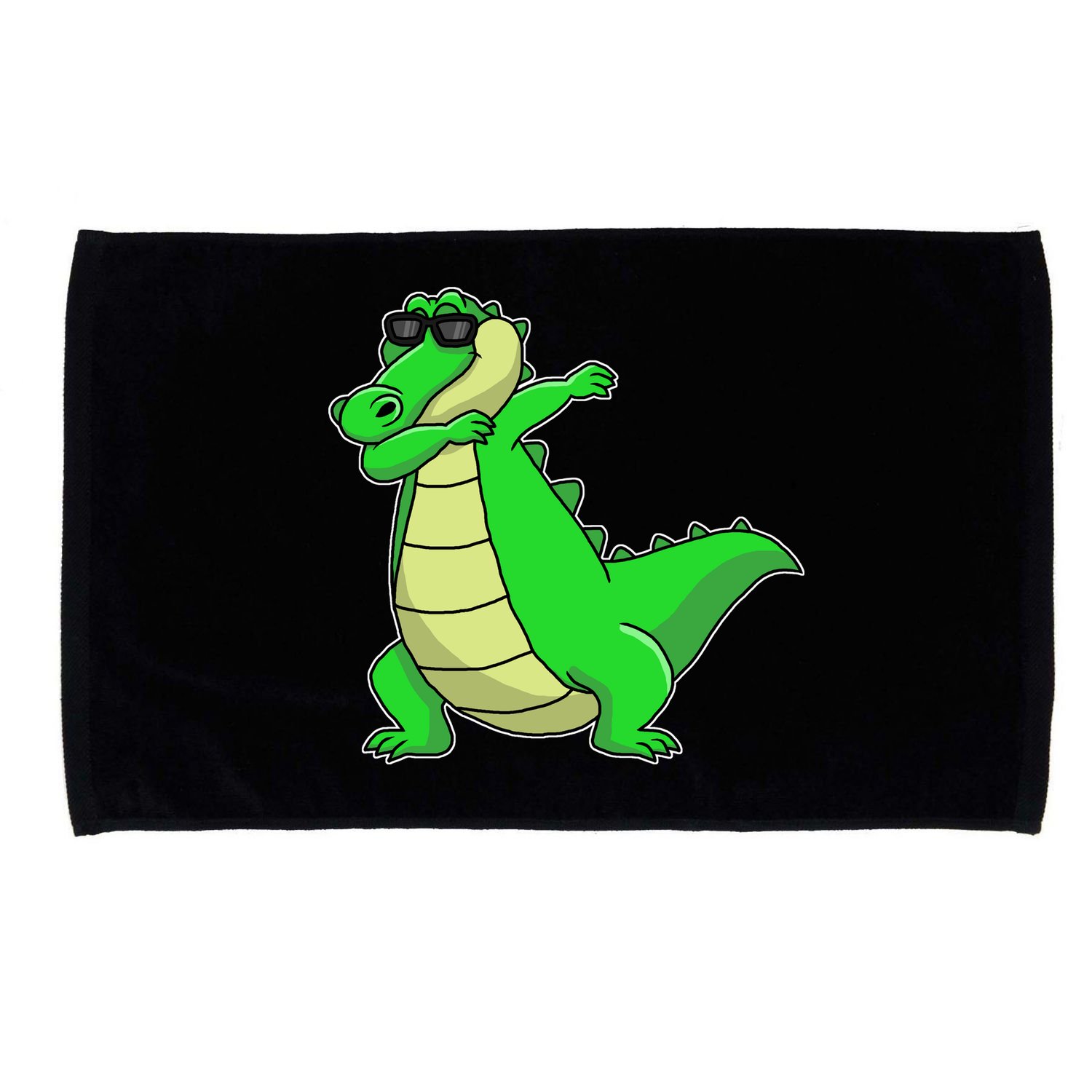 Dabbing Alligator Microfiber Hand Towel