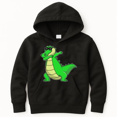 Dabbing Alligator Kids Hoodie