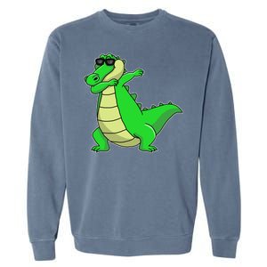 Dabbing Alligator Garment-Dyed Sweatshirt