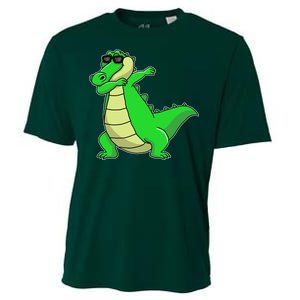 Dabbing Alligator Cooling Performance Crew T-Shirt