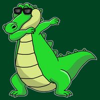 Dabbing Alligator Performance Shirt