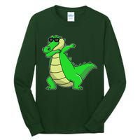 Dabbing Alligator Tall Long Sleeve T-Shirt