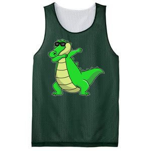 Dabbing Alligator Mesh Reversible Basketball Jersey Tank