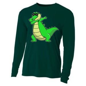 Dabbing Alligator Cooling Performance Long Sleeve Crew