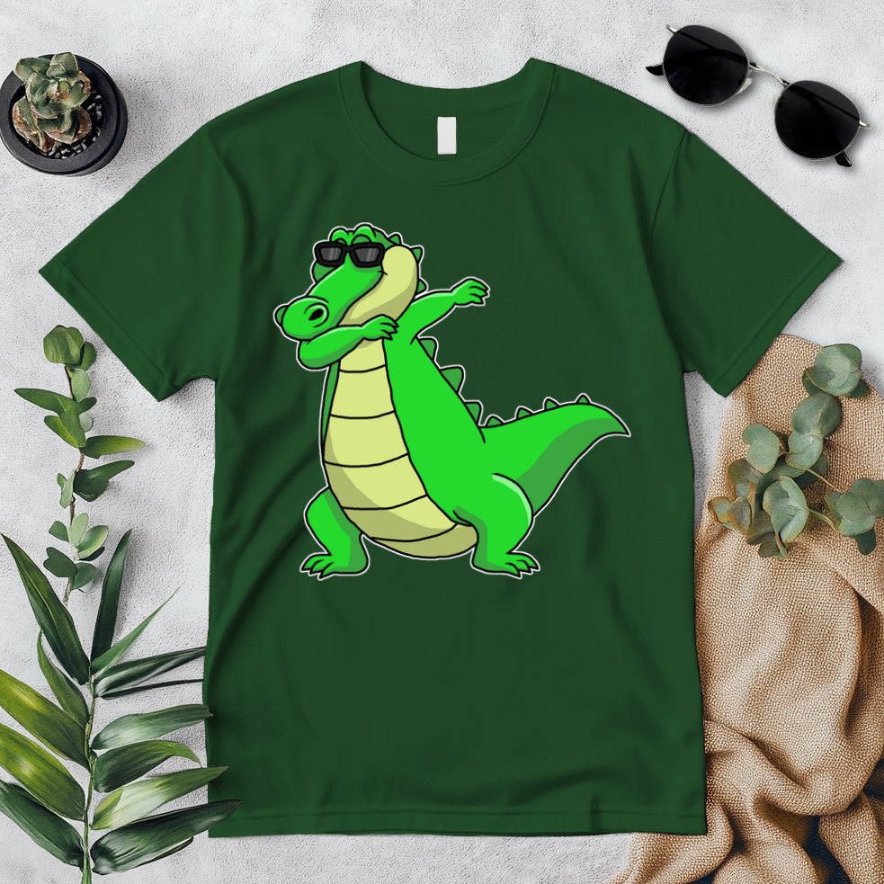 Dabbing Alligator Premium T-Shirt