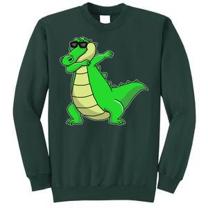 Dabbing Alligator Tall Sweatshirt