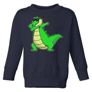 Dabbing Alligator Toddler Sweatshirt