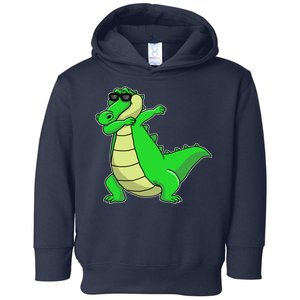 Dabbing Alligator Toddler Hoodie