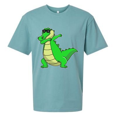 Dabbing Alligator Sueded Cloud Jersey T-Shirt