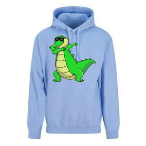 Dabbing Alligator Unisex Surf Hoodie