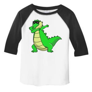 Dabbing Alligator Toddler Fine Jersey T-Shirt