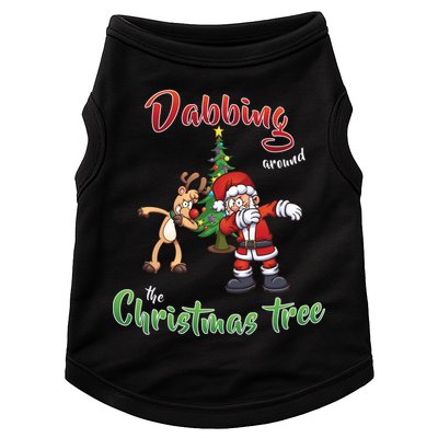 Dabbing Around The Christmas Tree Doggie Tank