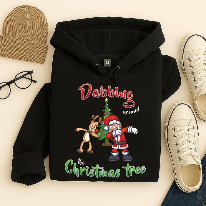 Dabbing Around The Christmas Tree Hoodie