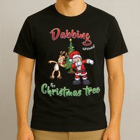 Dabbing Around The Christmas Tree T-Shirt